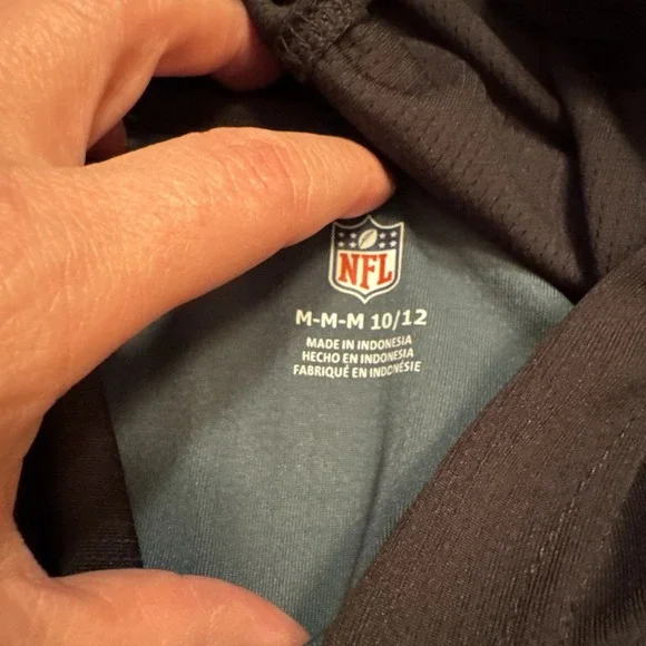 Philadelphia Eagles Kids Youth Green/Black Long Sleeve Shirt sz. M New - Picture 5 of 6